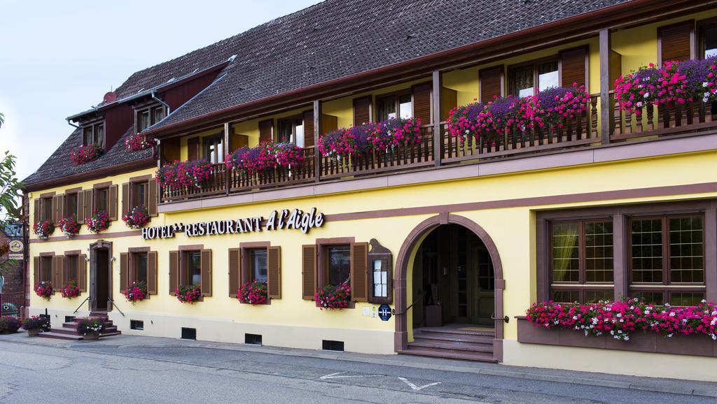 Готель Restaurant A L'Aigle Wimmenau Екстер'єр фото