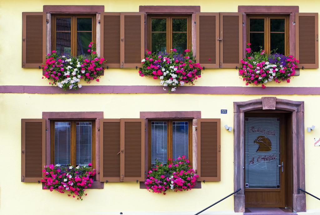 Готель Restaurant A L'Aigle Wimmenau Екстер'єр фото