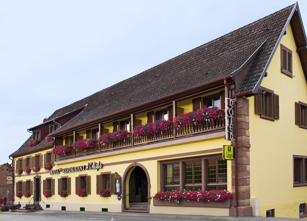 Готель Restaurant A L'Aigle Wimmenau Екстер'єр фото